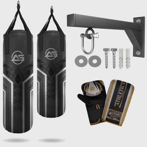 Punch bag boxing set 2ft - boxing,