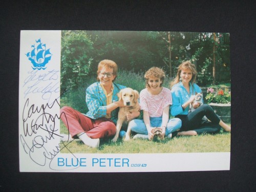 Blue peter hand signed - peter,