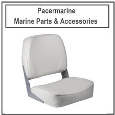 Marine Folding Helm Seat 28oz Marine Vinyl White