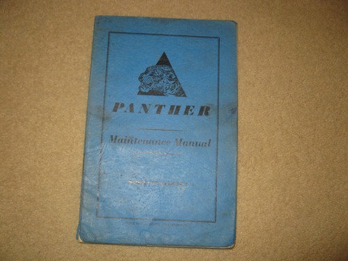 Panther motorcycle maintenance - panther,