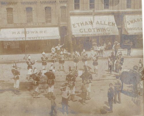 1910 rppc marching - rppc,