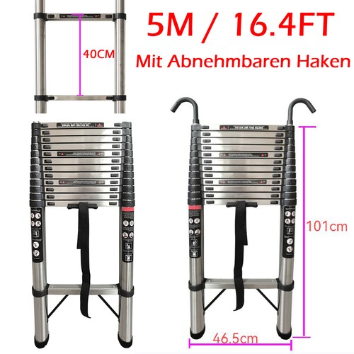 Telescopic loft ladder