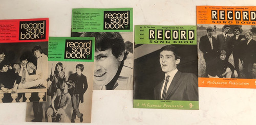 Vintage 60s record song book - vintage,