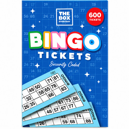 600 bingo tickets book pad - 600,