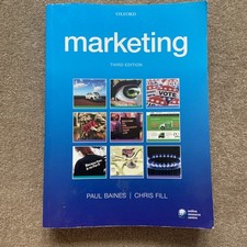 Marketing 3e P by Chris Fill and Paul Baines (2014, Trade Paperback)
