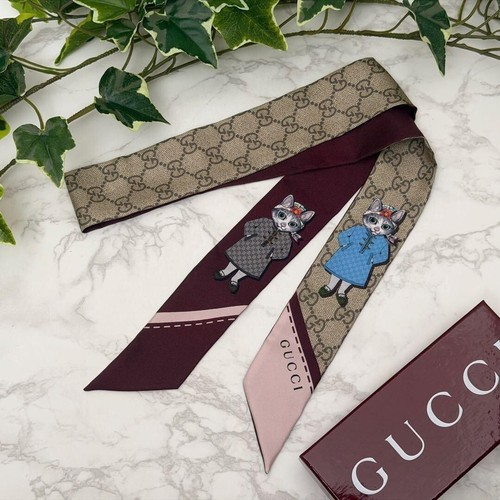 Gucci yuko higuchi silk neck - yuko,