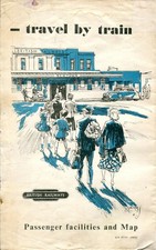 British Railways Passenger Faciities brochure 1951 with 1950 BR system map