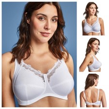 Royce Robyn Bra Wireless Full Cup Non-Padded Womens Lingerie 578 White