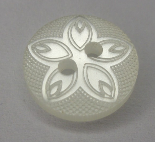 Etched flower design - 10,