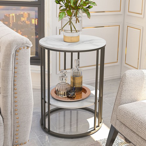Modern round end table tier - modern,