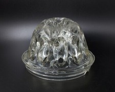 Vintage Clear Glass Flower