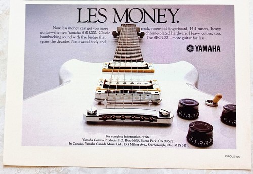 Yamaha sbg200 electric - yamaha,