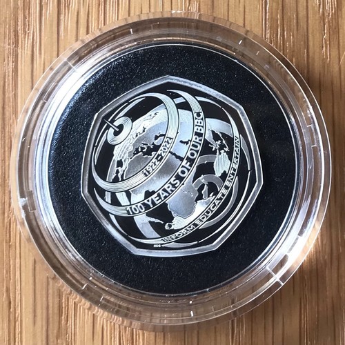 Royal mint bbc 100th - royal, silver