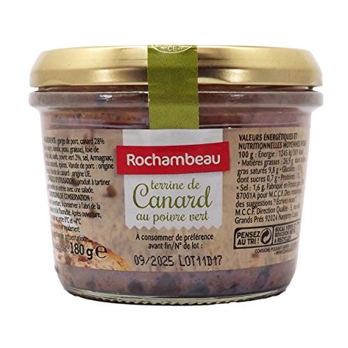 Rochambeau duck terrine green - duck,