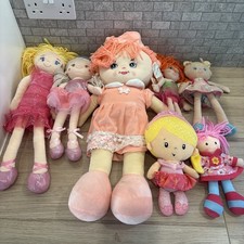 Job Lot 7 Soft Rag Dolls Fairy