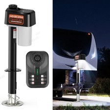 7500lbs Electric Trailer Jack Power Tongue Jack w/Spirit Level for Camper RV UK