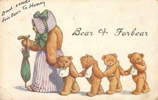 Vintage Postcard Bear &
