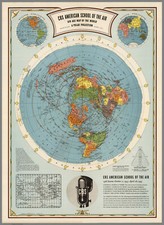 Flat Earth Maps | Various Designs | A3 PVC Laminated | Decorative Purposes Only