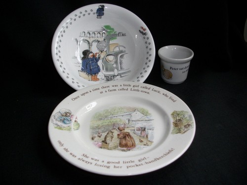 Three pieces child pottery - pieces,