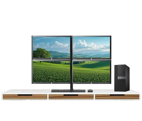 Quad monitor bundle dell - pc, hp