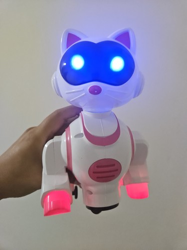 Dancing robot cat - robot,