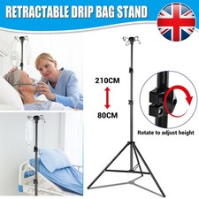 Adjustable IV Pole Stainless