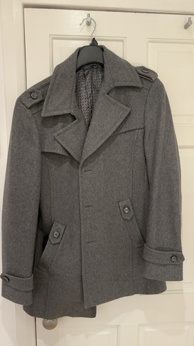 Uomo men grey wool pea - l'uomo, men’s