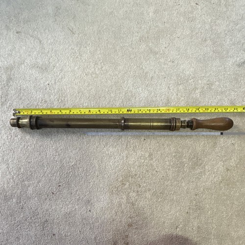 Vintage brass hand syringe