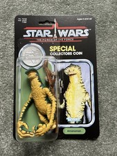 Star Wars Full Reproduction AMANAMAN Figure last 17 & card & Coin POTF
