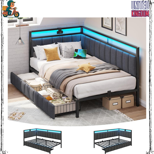 Single bed frame with - with, 2