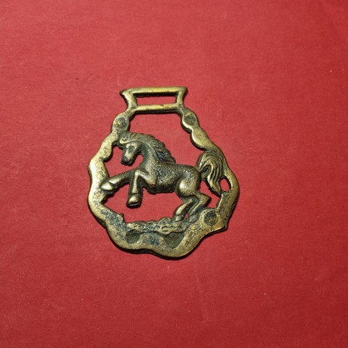 Vintage cast horse - cast, brass