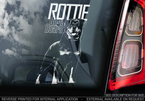 Rottweiler car sticker dog - sticker,