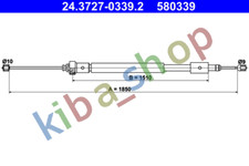 RIGHT HANDBRAKE CABLE REAR R