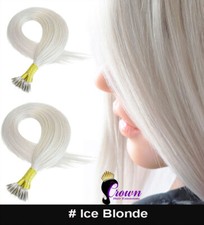 16" 18" 20" 22" - 1.0g Nano Ring Beads Remy Human Hair Extensions- Multi Colours