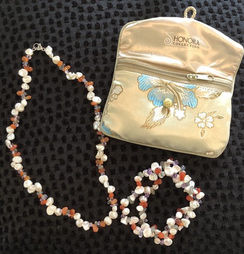 Honora keshi pearl amethyst - keshi,