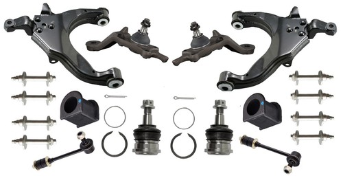 Front lower wishbones - lower, ball