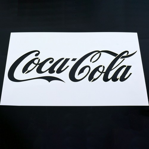 Coca cola stencil coke - coca,