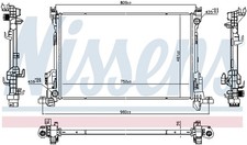 RADIATOR ENGINE COOLING FITS