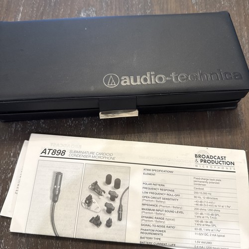Mint audio technica at898 - -,