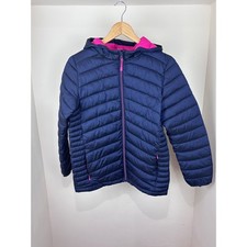 M&S Girls Navy Puffer Coat