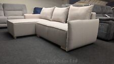 'Focus' Corner Sofa Bed In Beige Right/Left Hand RRP £995!!
