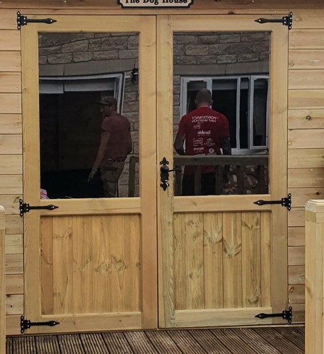 Summer house doors - house,