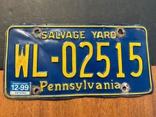 1999 Pennsylvania Salvage Yard