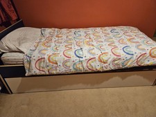 IKEA  blue Single bed frame