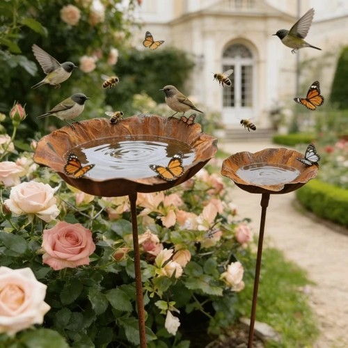 Flower shaped metal - flower,
