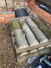 Used reclaimed stone market half moon copping stones reconstituted stone 