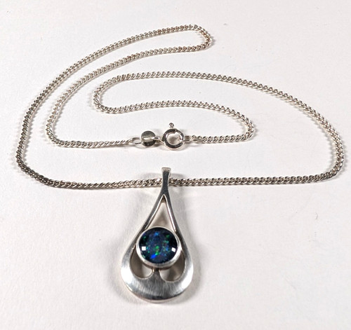Vintage teardrop pendant - vintage,