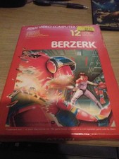 vintage ATARI 2600 BERZERK VIDEO COMPUTER GAME ORIGINAL boxed classic retro 1982