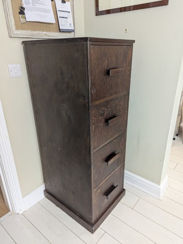 Antique solid oak - oak, filing