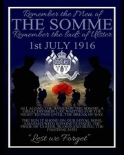 Remember The Men of The Somme
